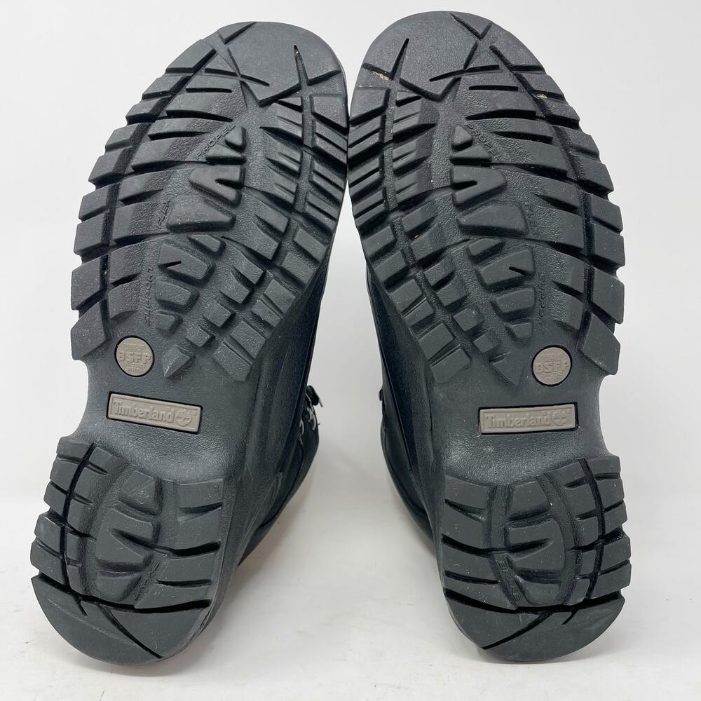 Timberland Black Leather Euro Hiker Hiking Boots Mens Size 8 *NO INSOLES* - Picture 6 of 9